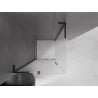 Mexen Velar L kabina prysznicowa rozsuwana 90 x 90 cm, szron, czarna - 871-090-090-33-70