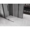 Mexen Velar L kabina prysznicowa rozsuwana 100 x 85 cm, szron, czarna - 871-100-085-33-70