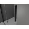 Mexen Velar L kabina prysznicowa rozsuwana 120 x 80 cm, szron, czarna - 871-120-080-33-70