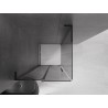 Mexen Velar L kabina prysznicowa rozsuwana 100 x 100 cm, grafit, czarna - 871-100-100-43-70