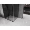 Mexen Velar L kabina prysznicowa rozsuwana 100 x 85 cm, grafit, czarna - 871-100-085-43-70