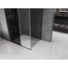 Mexen Velar L kabina prysznicowa rozsuwana 100 x 85 cm, grafit, czarna - 871-100-085-43-70