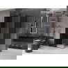Mexen Velar L kabina prysznicowa rozsuwana 110 x 120 cm, grafit, czarna - 871-110-120-43-70