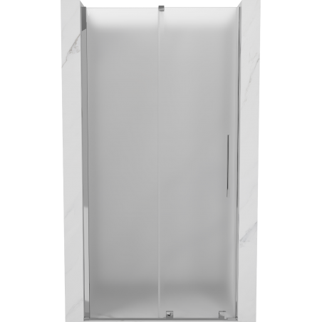 Mexen Velar drzwi prysznicowe rozsuwane 110 cm, szron, chrom - 871-110-000-31-01