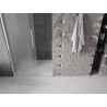 Mexen Velar drzwi prysznicowe rozsuwane 110 cm, szron, chrom - 871-110-000-31-01