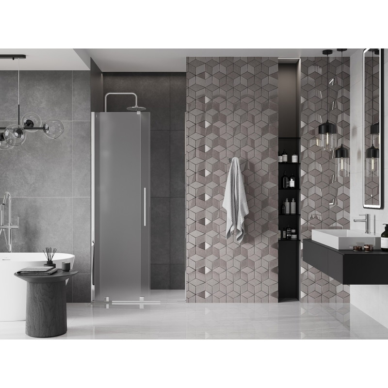 Mexen Velar drzwi prysznicowe rozsuwane 100 cm, szron, chrom - 871-100-000-31-01