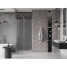 Mexen Velar drzwi prysznicowe rozsuwane 100 cm, szron, chrom - 871-100-000-31-01