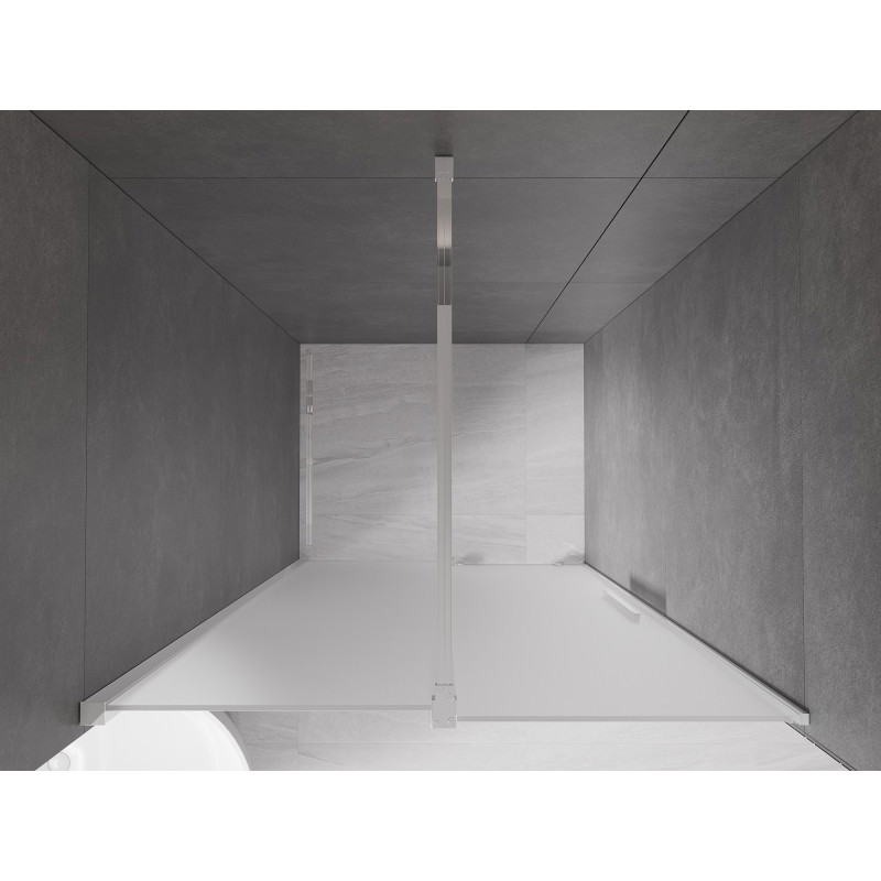 Mexen Velar drzwi prysznicowe rozsuwane 110 cm, szron, chrom - 871-110-000-31-01