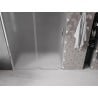 Mexen Velar drzwi prysznicowe rozsuwane 160 cm, szron, chrom - 871-160-000-31-01