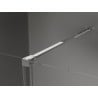 Mexen Velar drzwi prysznicowe rozsuwane 160 cm, szron, chrom - 871-160-000-31-01