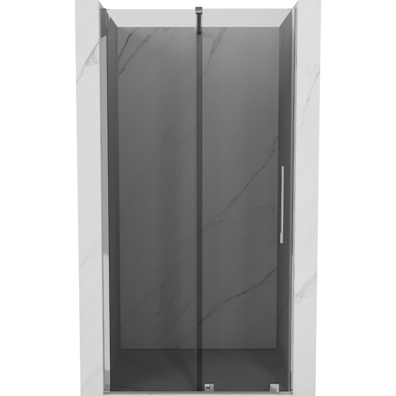 Mexen Velar drzwi prysznicowe rozsuwane 90 cm, grafit, chrom - 871-090-000-41-01