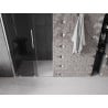 Mexen Velar drzwi prysznicowe rozsuwane 100 cm, grafit, chrom - 871-100-000-41-01