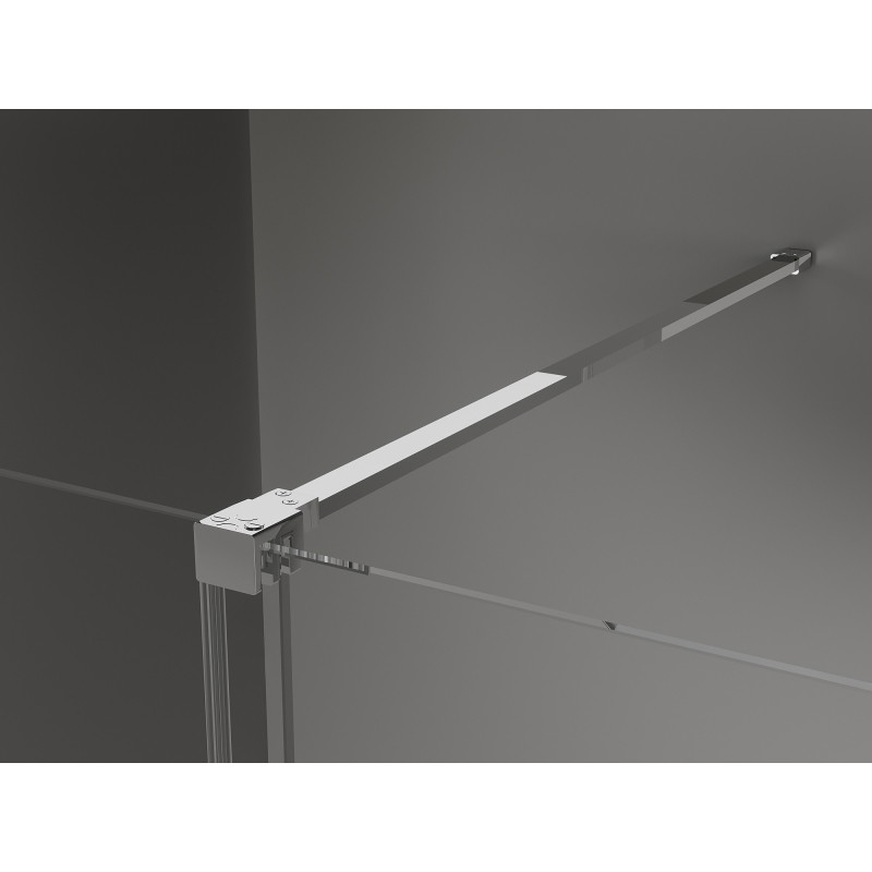 Mexen Velar drzwi prysznicowe rozsuwane 120 cm, grafit, chrom - 871-120-000-41-01