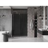Mexen Velar drzwi prysznicowe rozsuwane 140 cm, grafit, chrom - 871-140-000-41-01