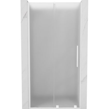 Mexen Velar drzwi prysznicowe rozsuwane 100 cm, szron, białe - 871-100-000-31-20