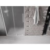 Mexen Velar drzwi prysznicowe rozsuwane 100 cm, szron, białe - 871-100-000-31-20