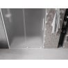 Mexen Velar drzwi prysznicowe rozsuwane 130 cm, szron, białe - 871-130-000-31-20
