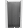 Mexen Velar drzwi prysznicowe rozsuwane 90 cm, grafit, białe - 871-090-000-41-20