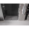 Mexen Velar drzwi prysznicowe rozsuwane 130 cm, grafit, białe - 871-130-000-41-20