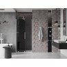 Mexen Velar drzwi prysznicowe rozsuwane 100 cm, grafit, białe - 871-100-000-41-20