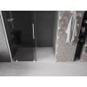 Mexen Velar drzwi prysznicowe rozsuwane 130 cm, grafit, białe - 871-130-000-41-20