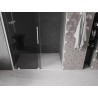 Mexen Velar drzwi prysznicowe rozsuwane 150 cm, grafit, białe - 871-150-000-41-20