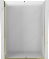 Mexen Velar drzwi prysznicowe rozsuwane 160 cm, szron, złote - 871-160-000-31-50
