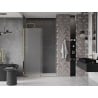 Mexen Velar drzwi prysznicowe rozsuwane 160 cm, szron, złote - 871-160-000-31-50