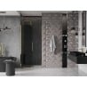 Mexen Velar drzwi prysznicowe rozsuwane 110 cm, grafit, złote - 871-110-000-41-50