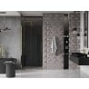 Mexen Velar drzwi prysznicowe rozsuwane 110 cm, grafit, złote - 871-110-000-41-50