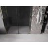 Mexen Velar drzwi prysznicowe rozsuwane 140 cm, grafit, złote - 871-140-000-41-50