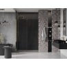 Mexen Velar drzwi prysznicowe rozsuwane 140 cm, grafit, złote - 871-140-000-41-50