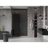 Mexen Velar drzwi prysznicowe rozsuwane 140 cm, grafit, złote - 871-140-000-41-50