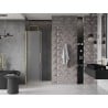 Mexen Velar drzwi prysznicowe rozsuwane 90 cm, szron, złote szczotkowane - 871-090-000-31-55