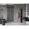 Mexen Velar drzwi prysznicowe rozsuwane 90 cm, szron, złote szczotkowane - 871-090-000-31-55