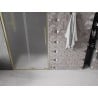 Mexen Velar drzwi prysznicowe rozsuwane 100 cm, szron, złote szczotkowane - 871-100-000-31-55