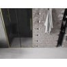 Mexen Velar drzwi prysznicowe rozsuwane 100 cm, grafit, złote szczotkowane - 871-100-000-41-55