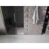 Mexen Velar drzwi prysznicowe rozsuwane 100 cm, grafit, złote szczotkowane - 871-100-000-41-55