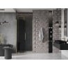 Mexen Velar drzwi prysznicowe rozsuwane 90 cm, grafit, złote szczotkowane - 871-090-000-41-55