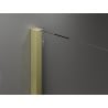 Mexen Velar drzwi prysznicowe rozsuwane 110 cm, grafit, złote szczotkowane - 871-110-000-41-55