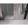 Mexen Velar drzwi prysznicowe rozsuwane 90 cm, szron, różowe złoto - 871-090-000-31-60