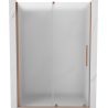 Mexen Velar drzwi prysznicowe rozsuwane 130 cm, szron, miedź szczotkowana - 871-130-000-31-65