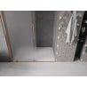Mexen Velar drzwi prysznicowe rozsuwane 140 cm, szron, miedź szczotkowana - 871-140-000-31-65