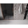 Mexen Velar drzwi prysznicowe rozsuwane 100 cm, grafit, miedź szczotkowana - 871-100-000-41-65