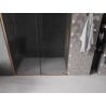 Mexen Velar drzwi prysznicowe rozsuwane 130 cm, grafit, miedź szczotkowana - 871-130-000-41-65