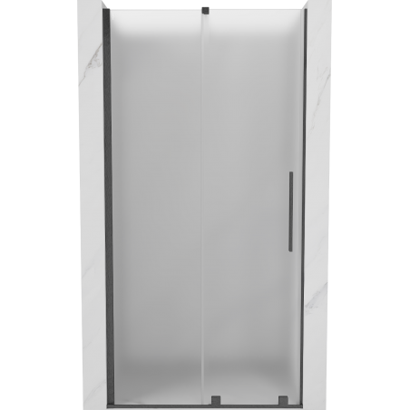 Mexen Velar drzwi prysznicowe rozsuwane 90 cm, szron, gun gray szczotkowany - 871-090-000-31-66