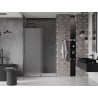 Mexen Velar drzwi prysznicowe rozsuwane 140 cm, szron, gun gray szczotkowany - 871-140-000-31-66