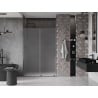 Mexen Velar drzwi prysznicowe rozsuwane 140 cm, szron, gun gray szczotkowany - 871-140-000-31-66