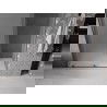 Mexen Velar drzwi prysznicowe rozsuwane 150 cm, szron, gun gray szczotkowany - 871-150-000-31-66