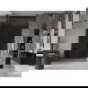 Mexen Velar drzwi prysznicowe rozsuwane 160 cm, grafit, gun gray szczotkowany - 871-160-000-41-66